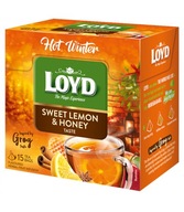 Herbata LOYD cytryna miód zimowa owocowo ziołowa rozgrzewająca ekspres 15tb