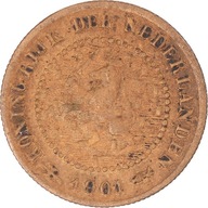 Moneta, Holandia, Wilhelmina I, 1/2 Cent, 1901, EF