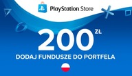 PLAYSTATION 200 zł PSN Network STORE PS4 PS3 KOD