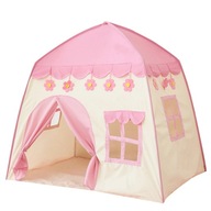Różowy namiot do zabawy dla dzieci