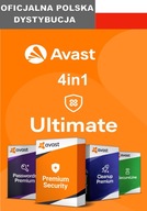 Avast Ultimate|10PC|1 Rok|Pakiet 4 Programów