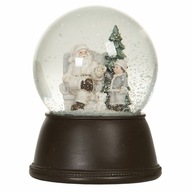 Snežná guľa so svätým Santa Clausom sklenená vianočná pr. 11cm