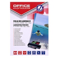 FOLIA DO LAMINACJI OFFICE PRODUCTS A4 A'100 80MIC
