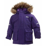 Kurtka HELLY HANSEN dziecięca zimowa PARKA z kapturem ocieplana 98 cm