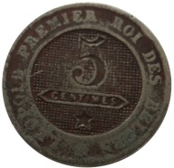 [11560] Belgium 5 centime 1862