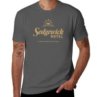 New Sedgewick Hotel (aged look)s man unisex cotton T-Shirt Koszulka