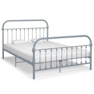 Rám postele sivý kovový 120x200 cm