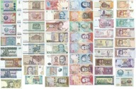Zestaw 50 banknotów - St.1 UNC
