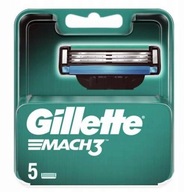 Gillette Mach3 Wkład Do Maszynki 5szt orginał
