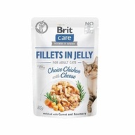 Brit Care Cat Filety z kurczakiem i serem 85g