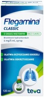 Flegamina Classic syrop wykrztuśny bez cukru o smaku miętowym 120 ml