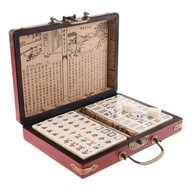 Chiński antyczny Mahjong Mah Jong 144 .