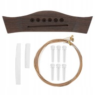 Zestaw mostków gitarowych String Stud Bovine Bone