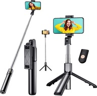 SELFIE-STICK KIJEK DO TELEFONU SOLIDNY STATYW BLUETOOTH TRIPOD + PILOT Kij