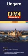 Ungarn WĘGRY HUNGARY MAPA 1:300T ADAC