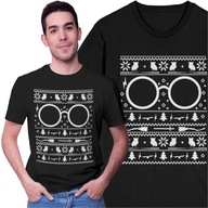 Karácsonyi póló Harry Potter szemüveg Roxfort mágia