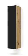 Závesná skrinka DUO 150 cm dub artisan čierna