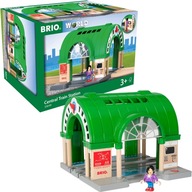 BRIO 33649 DUŻY DWORZEC GŁÓWNY Z AUTOMATEM BILETOWYM FIGURKA KOLEJKA WORLD