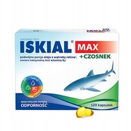 ISKIAL IMMUNO MAX + czosnek olej z wątroby rekina + witamina D3 120 kaps.