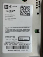 RADIO 23210022 Opel Astra IV (2009- 2020 ) J