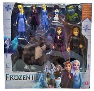 FROZEN ZESTAW 9 FIGUREK TORT KRAINA LODU ELSA OLAF