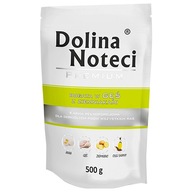 Mokra karma dla psa Dolina Noteci Premium Bogata w gęś z ziemniakami 500g