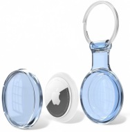 ETUI WODOODPORNE DO APPLE AIRTAG MOCNE SILIKONOWE BRELOCZEK - NIEBIESKIE