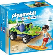 Playmobil Family Fun 6982 Surfer z Deską i Buggy