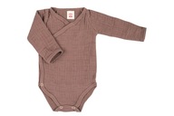 Body baby muślin Makoma Bamboo 03252C, r.56, choco