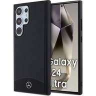 Skórzane etui Mercedes do Galaxy S24 Ultra, case, obudowa plecki ze skóry