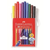 Flamastry GRIP 10 farieb Faber-Castell