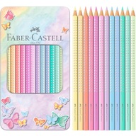 Farebné Pastelky Sparkle 12 Kusov Faber-Castell