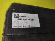 CITROEN C5 III KOMBI mats carpet boot 96819426ZD