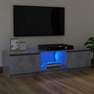TV skrinka s LED osvetlením šedá 120x30x35,5 cm
