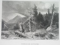 1888 oryginał SUDETY Góry Orlickie PRADZIAD Śląsk CZECHY
