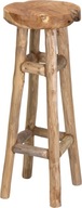 Hoker Barová stolička Kvetinový záhon z dreva