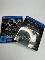 GRY PS4 BATMAN ARKHAM KHNIGHT + INJUSTICE 2 STEEL BOOK!