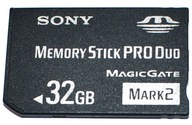 Karta pamięci 32GB SONY MEMORY STICK PRO DUO MARK 2