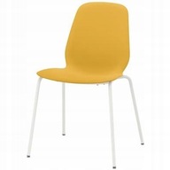 IKEA LEIFARNE Krzesło, ciemnożółty, Broringe biały