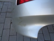bumper rear part rear + PDC BMW 6 E63 mineral-silber