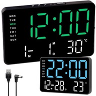 DIGITÁLNY LED BUDÍK STOLOVÝ, TEPLOTA 5 ÚROVNÍ JASU