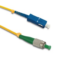 Qoltec Patchcord światłowodowy FC/APC - SC/UPC | Singlemode | 15m