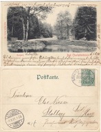 Jedlina Zdrój Bad Charlottenbrunn Kurpark 1901r.