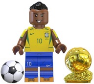 Figúrka futbalovej kocky Ronaldinho Gaúcho + Zlatá lopta