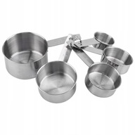 wkv-1 set of stainless steel measuring cups 5 pieces