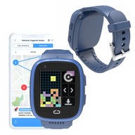 SMARTWATCH ZEGAREK DLA DZIECI LOCON GPS GRANATOWY