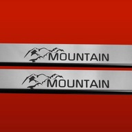 JEEP WRANGLER MK3 JK Prahové lišty MOUNTAIN 2 dveře lesklá povrchová úprava