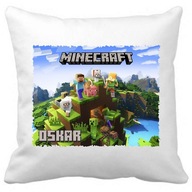 Vankúš + meno MINECRAFT rozprávka film game darček