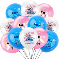 BALONY URODZINOWE LILO I STITCH STICZ STICH HEL URODZINY 12szt