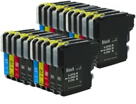 20x TUSZE DO BROTHER DCP-J125 DCP-J140W DCP-J315W DCP-J515W LC985 / LC975